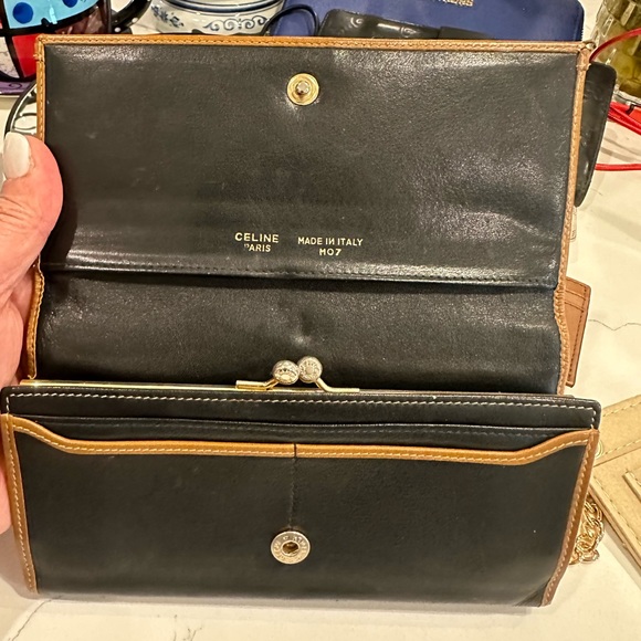 LOW START Celine Kisslock Wallet Authentic GUC - Picture 10 of 11